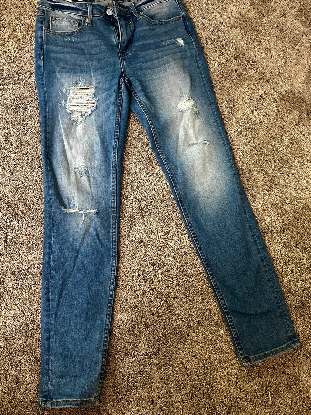 Vigoss Distressed Blue Skinny Jeans